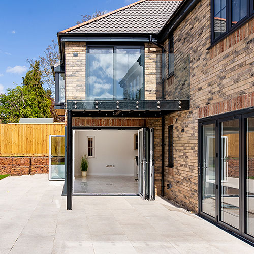 Back of house and deck